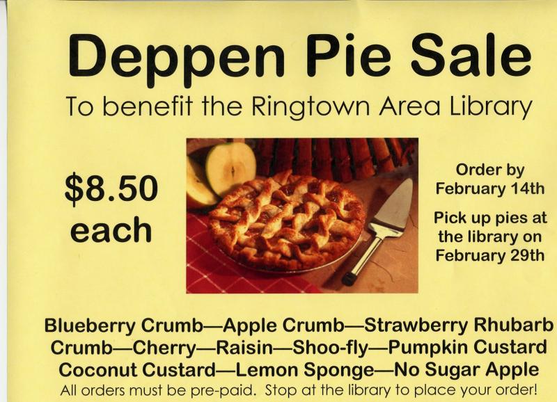 Deppen Pie Sale