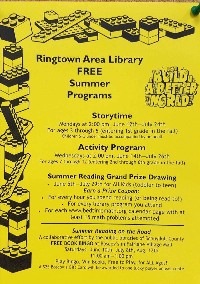 Ringtown Area Library Home